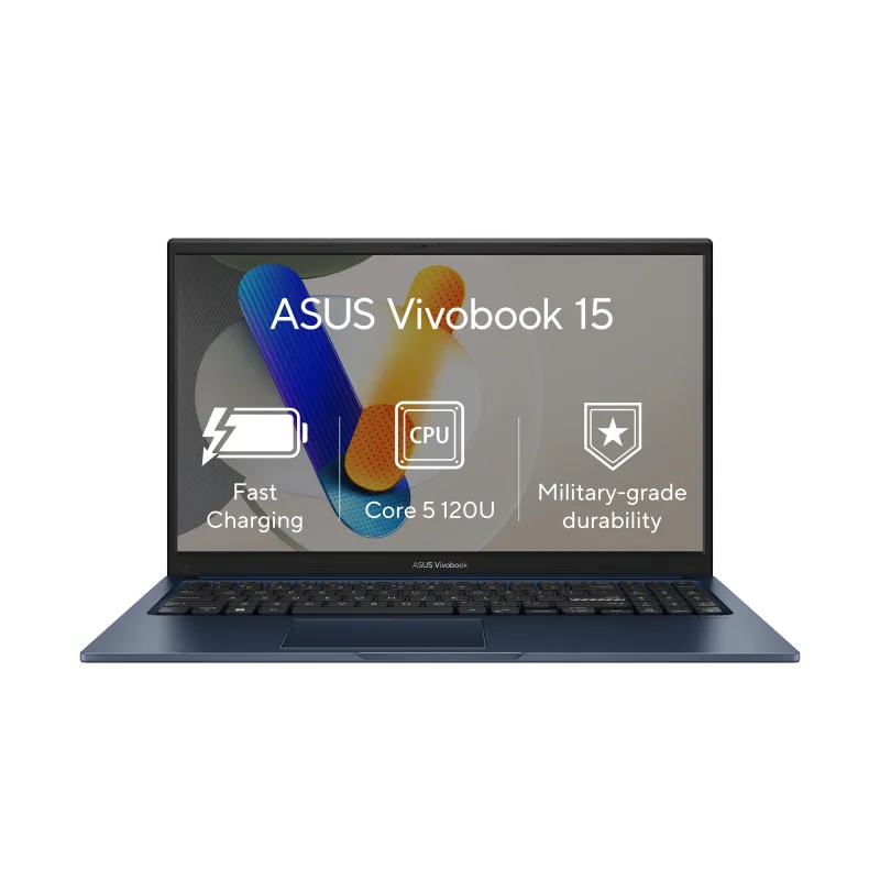 ASUS Vivobook 15/X1504VA-BQ3870W/5-120U/15,6"/FHD/8GB/512GB/Intel int/W11H/Blue/2R X1504VA-BQ3870W
