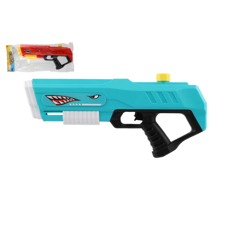 Teddies Vodná pištoľ žralok plast 44cm 2 farby