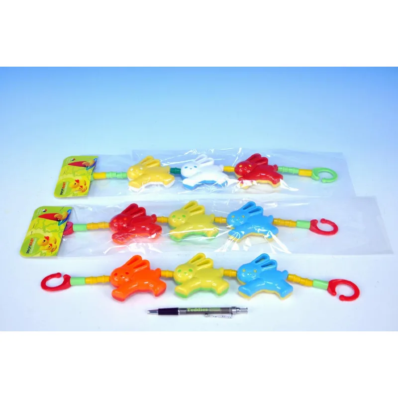 Profibaby Reťaz/zábrana medveď zajac plast 43cm v sáčku 0m+