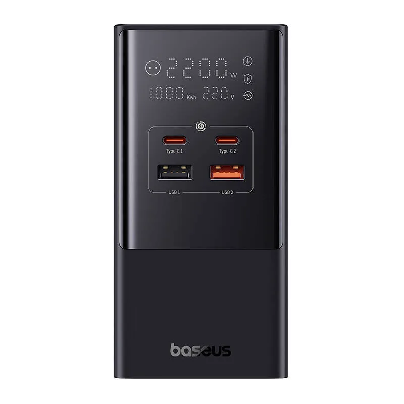 NONAME Nabíjecí stanice Baseus PowerCombo Tower 100W EU černá 6932172635855