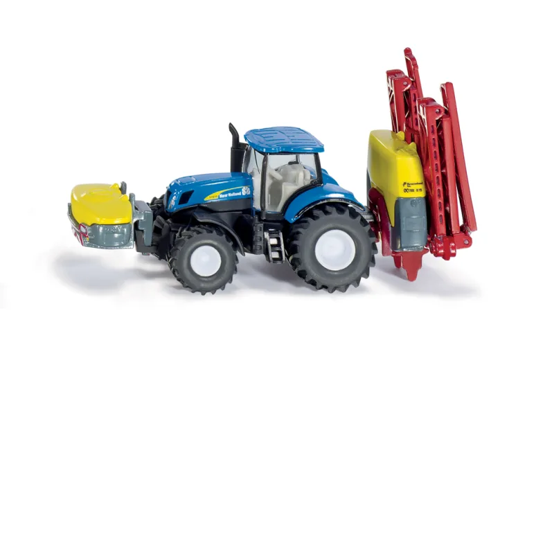 SIKU 1799 Farmer - Traktor New Holland s postrekovačom