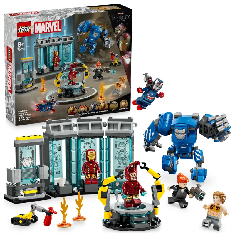 LEGO Marvel 76315 Iron Man a jeho laboratórium: Sieň brnenia
