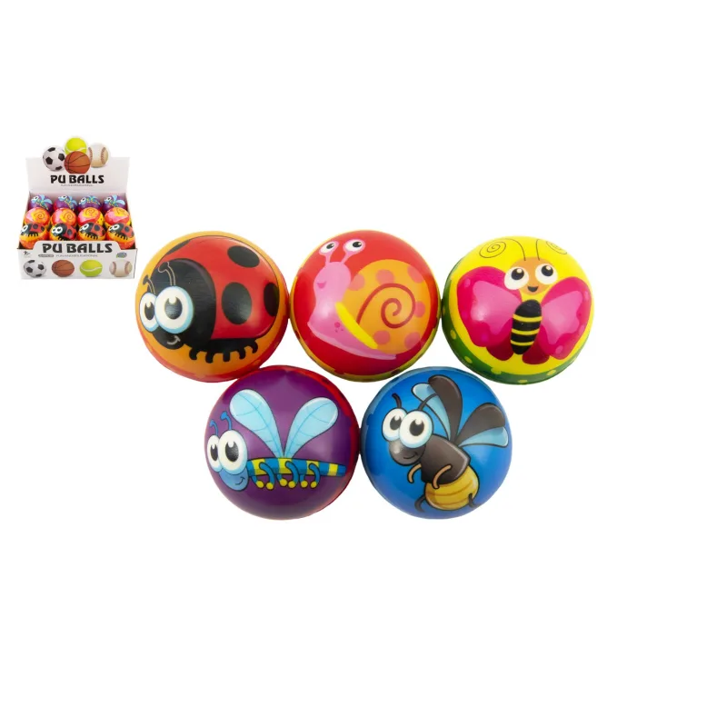 Teddies Loptička 7 cm pena mix druhov