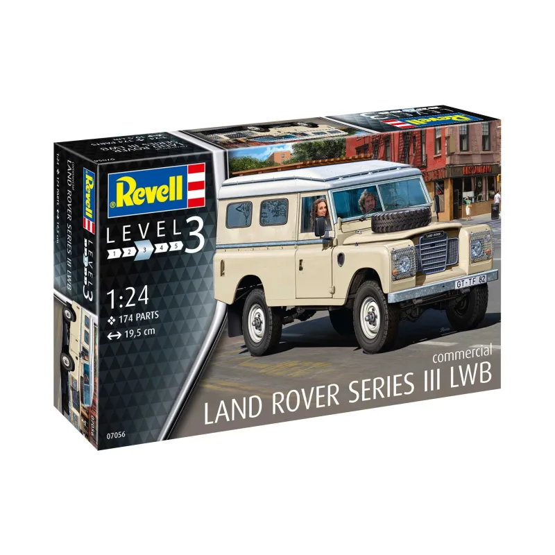 Revell Plastic ModelKit auto 07056 - Land Rover Series III LWB (komerčný) (1:24)