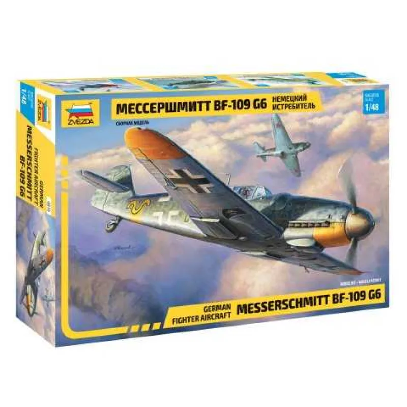 Zvezda Model Kit lietadlo 4816 - Messerschmitt Bf-109 G6 (1:48)