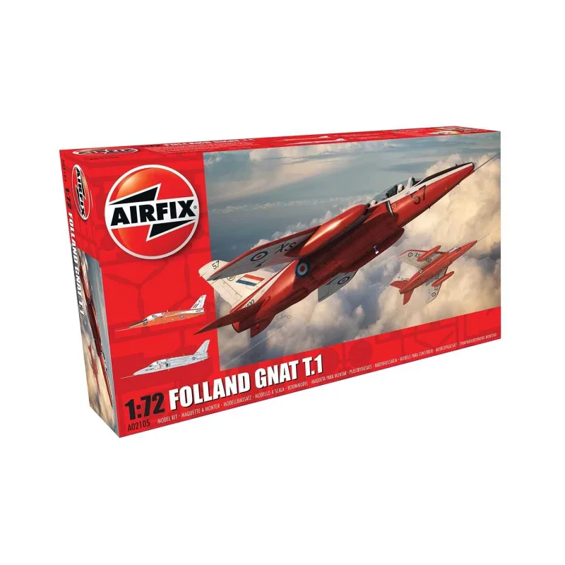 Airfix Classic Kit lietadlo A02105 - Folland Gnat T.1 (1:72)