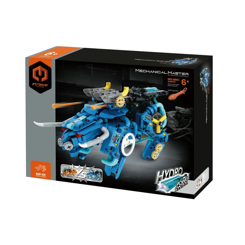 iM.Master Stavebnica iM.MASTER hydraulický bojový dinosaurus plast 623 dielikov v krabici 35x27x7cm