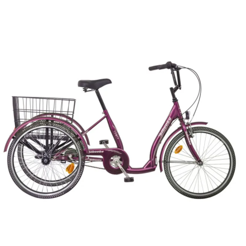Liberty Tříkolka COMFY 3spd., kaučuková kola, 2026 fialová