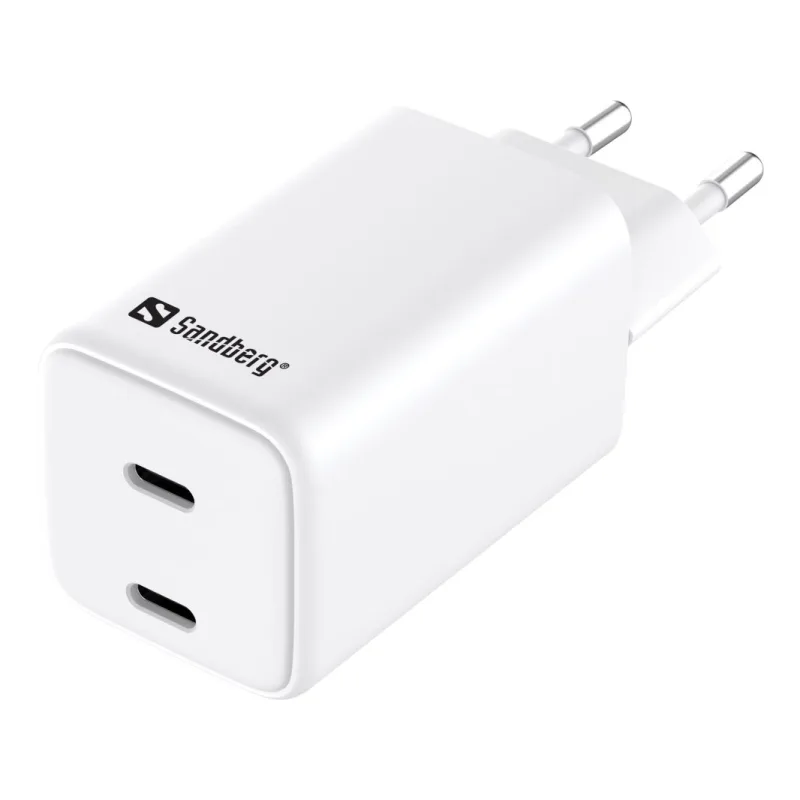 NONAME Sandberg AC Charger Dual USB-C PD65W EU 441-56