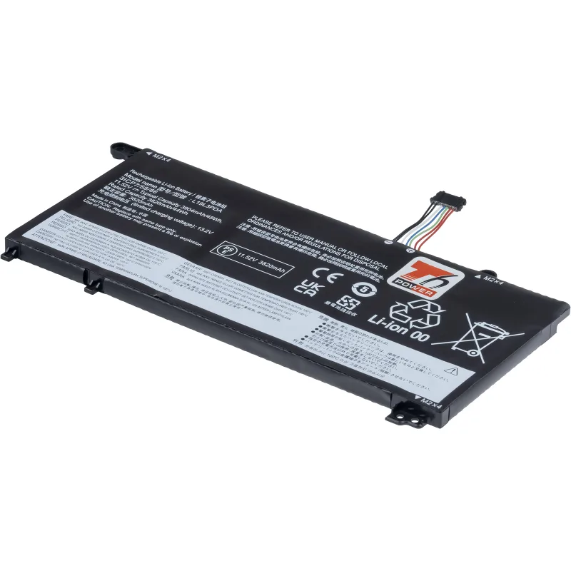 Baterie T6 Power Lenovo ThinkBook 15 G2 ARE, 15 G3 ACL, 14 G2 ITL, 3904mAh, 45Wh, 3cell, Li-Pol NBIB0235