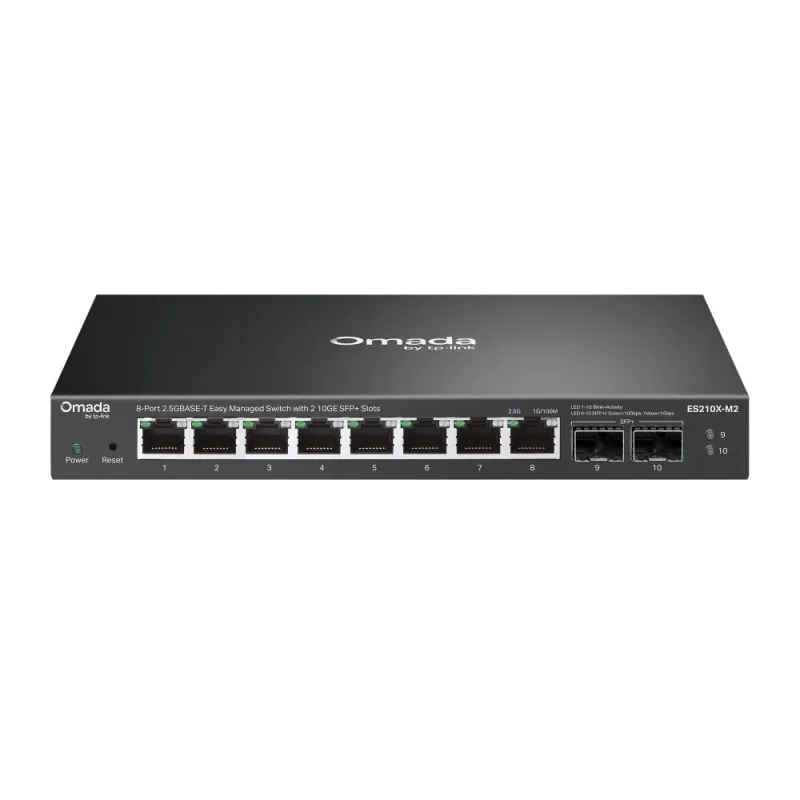 TP-Link OMADA switch ES210X-M2 (8x2, 5GbE, 2xSFP+, fanless) ES210X-M2