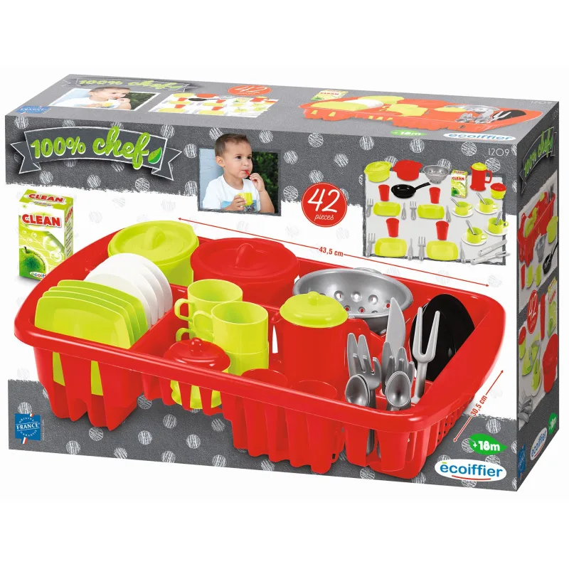 Ecoiffier Sada riadu s odkvapkávacou miskou