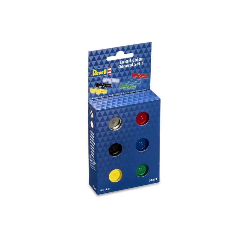 Revell Sada farieb Email Color 32213 - General Set 1 - Gloss (6 x 14ml)