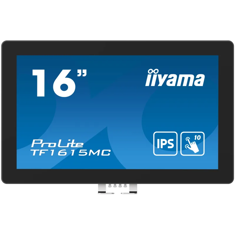 16" iiyama TF1615MC-B1: FHD,10P,IP65,HDMI,DP,VGA TF1615MC-B1