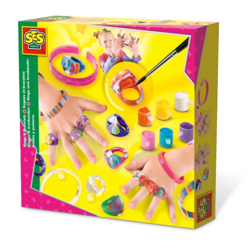 SES Malování módních prstýnků a náramků