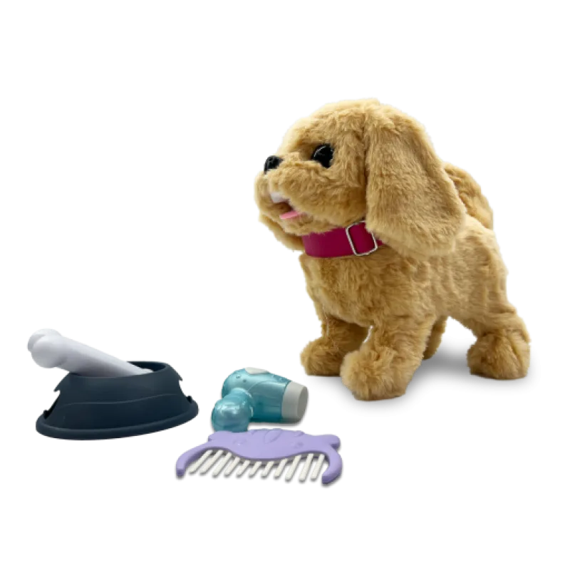 Alltoys Pejsek Alík, Béžový, Mazlíci hrací set