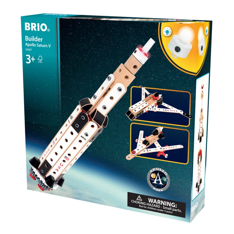 Brio Stavebnica BRIO BUILDER NASA Apollo Saturn V