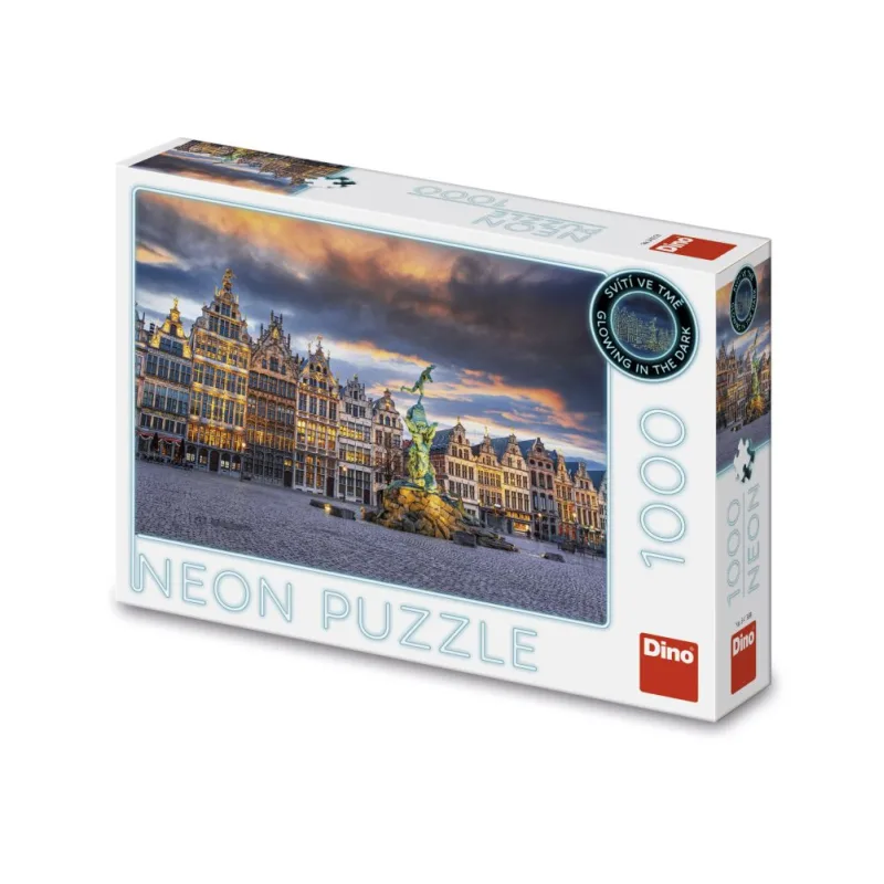 Dino BOUŘE NAD ANTVERPAMI 1000 neon Puzzle