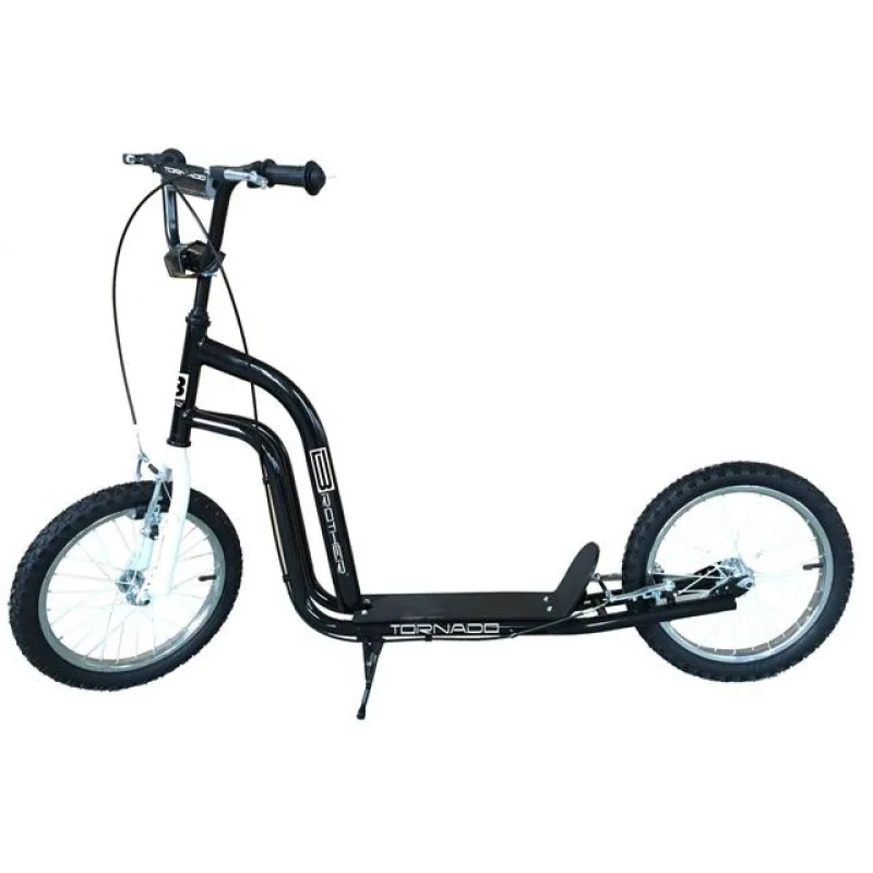 Koloběžka Brother Tornado kola 16/16, Černá