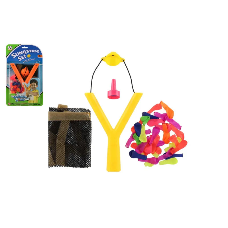 Teddies Prak s vodnými bombami/ balónikmi plast 19x14cm 2 farby na karte