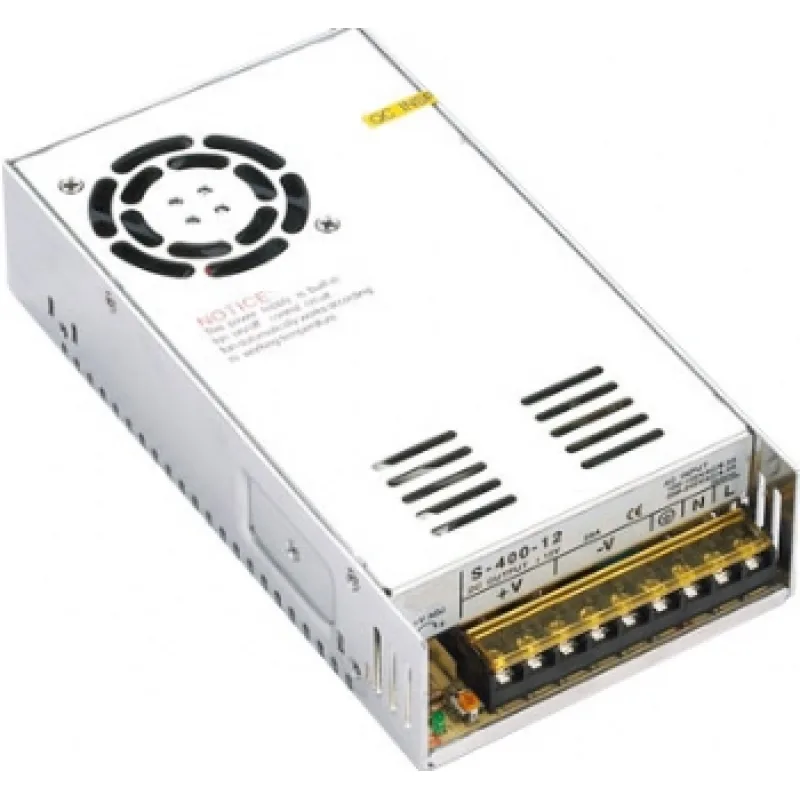 Průmyslový zdroj Carspa 24V=/400W spínaný S-400/24 S-400-24