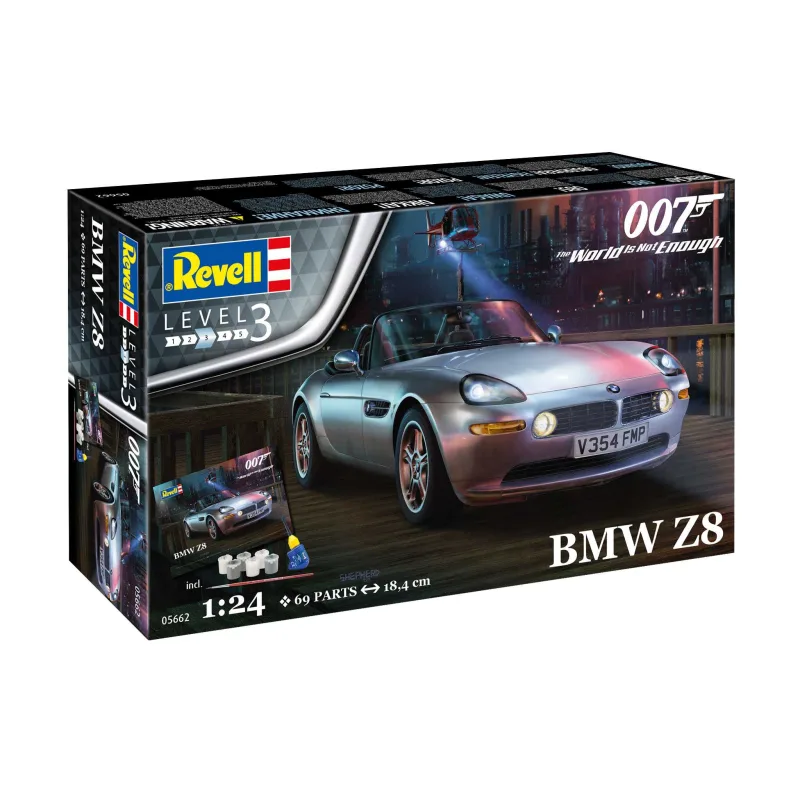 Revell Gift-Set James Bond 05662 - "Jeden svet nestačí" BMW Z8 (1:24)