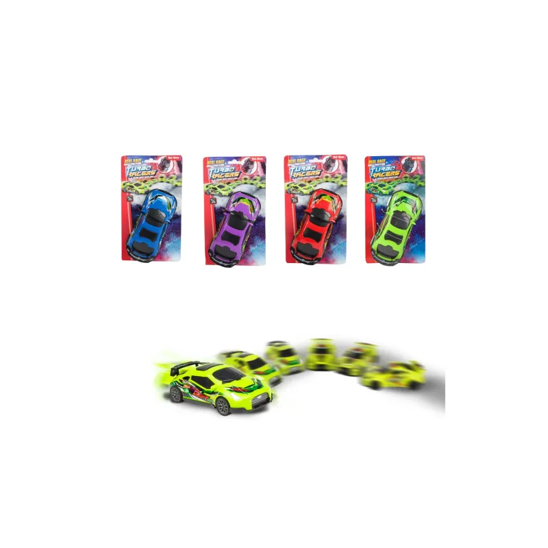 Teddies Auto závodný driftovací plast 17cm na zotrvačník 4 farby