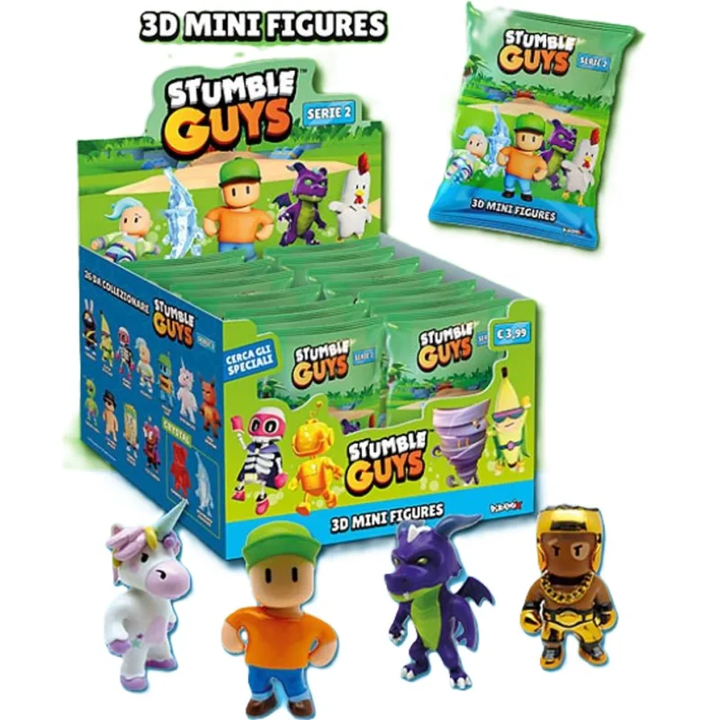ORBICO Stumble Guys 3D mini figures series 2 - window box 3 pcs