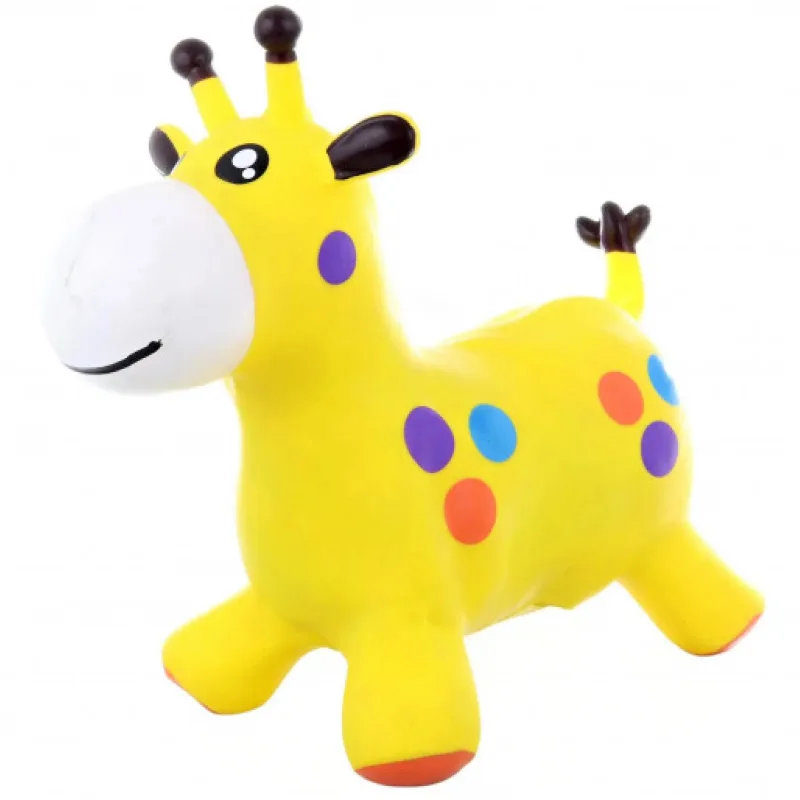 Dětské gumové hopsadlo Žirafa, 52x44x23 cm