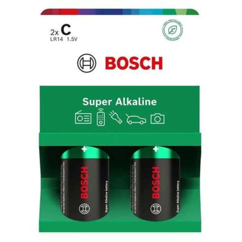 Bosch LR14SA2B/ 00 Super Alkaline (Blistr 2 ks) 444220,00