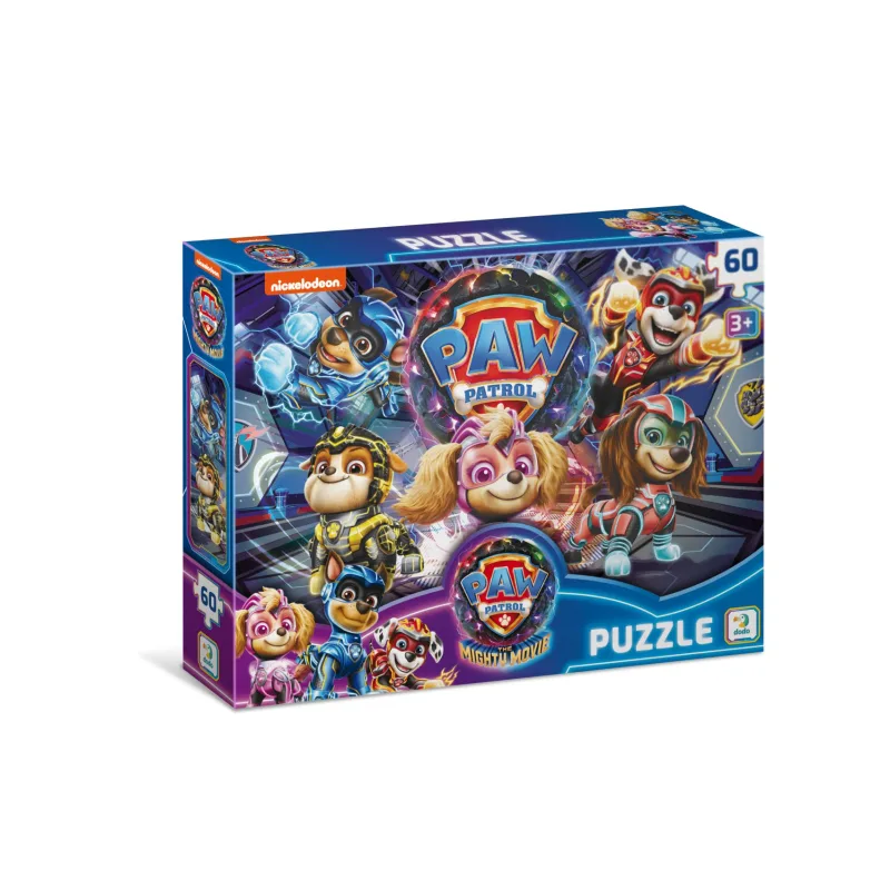 DODO Puzzle Labková patrola/Paw Patrol 23x32cm 60 dielikov v krabičke 15x18x6cm