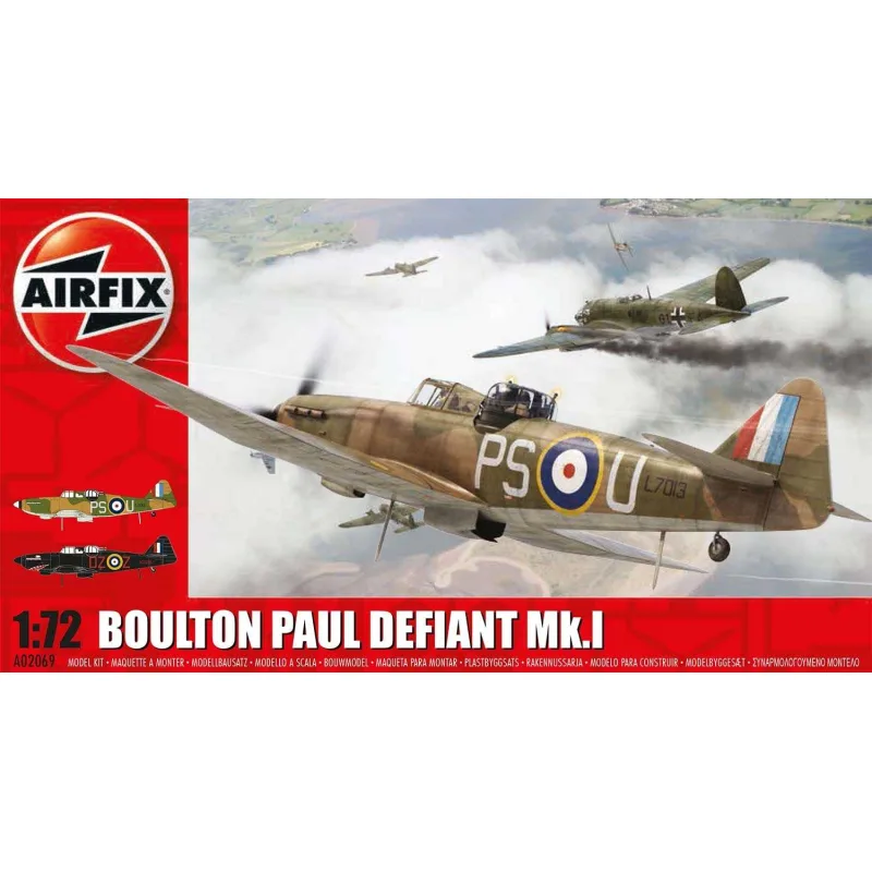 Airfix Classic Kit lietadlo A02069 - Boulton Paul Defiant (1:72) - nová forma