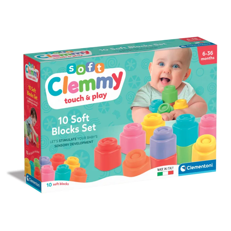 Clementoni Clemmy - mäkké kocky, 10ks