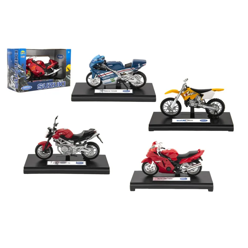 Dromader Dromedár Motorka Welly kov 11cm 1:18 asst v krabičke