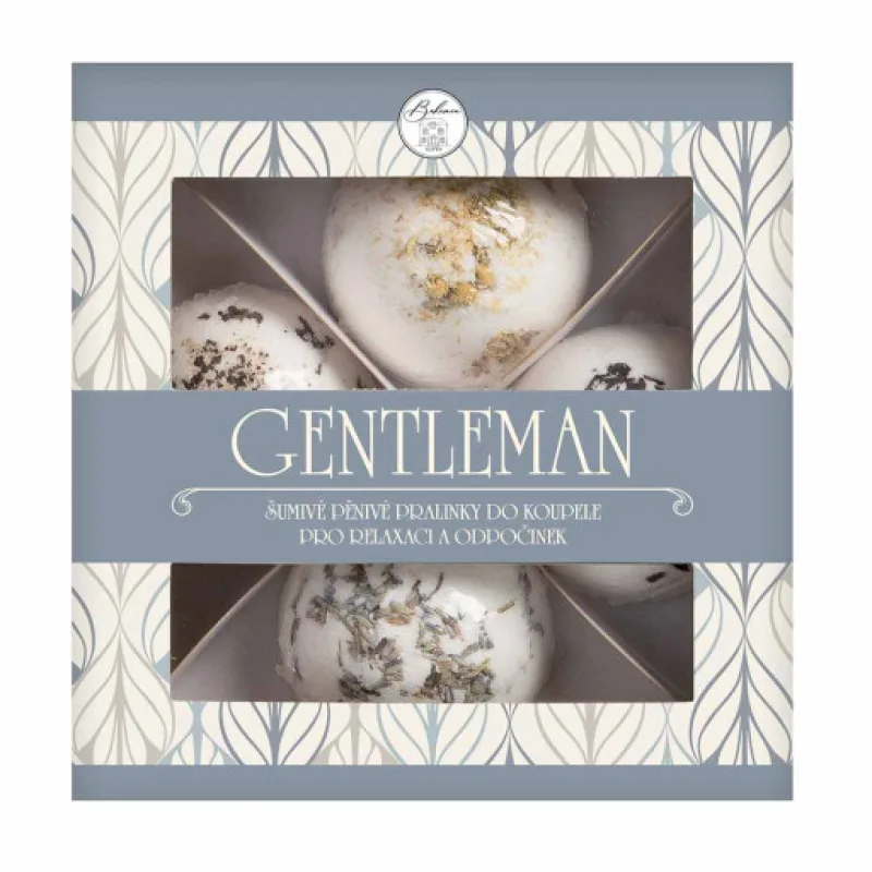 Bohemia Gifts Šumivé pěnivé pralinky do koupele - Gentleman
