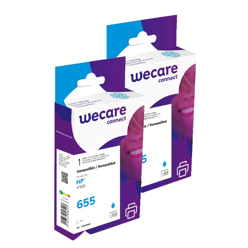 WECARE ARMOR sada ink kompatibilní s HP CZ110AE, 2x12ml, modrá/cyan P20476W4