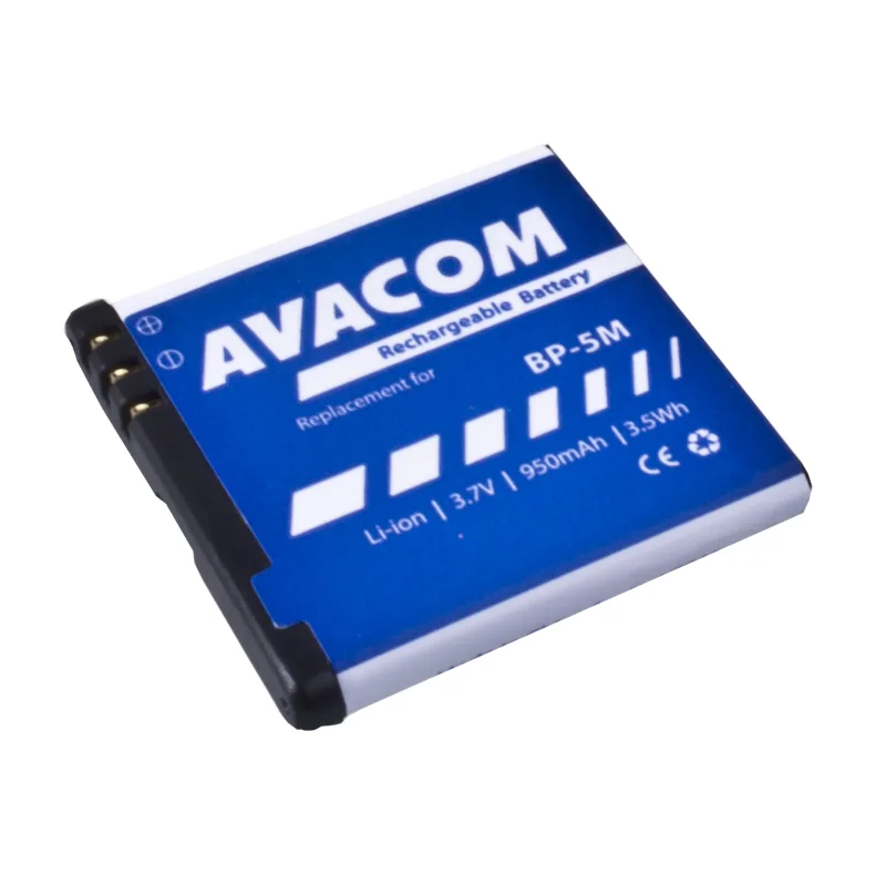 Baterie AVACOM GSNO-BP5M-S950A do mobilu Nokia N81, 6500 Slide Li-Ion 3,7V 950mAh (náhrada BP-5M) GSNO-BP5M-S950A