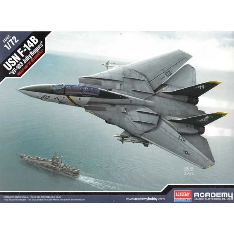Model Kit lietadlo 12578 - USN F-14B "VF-103 Jolly Rogers" (1:72)