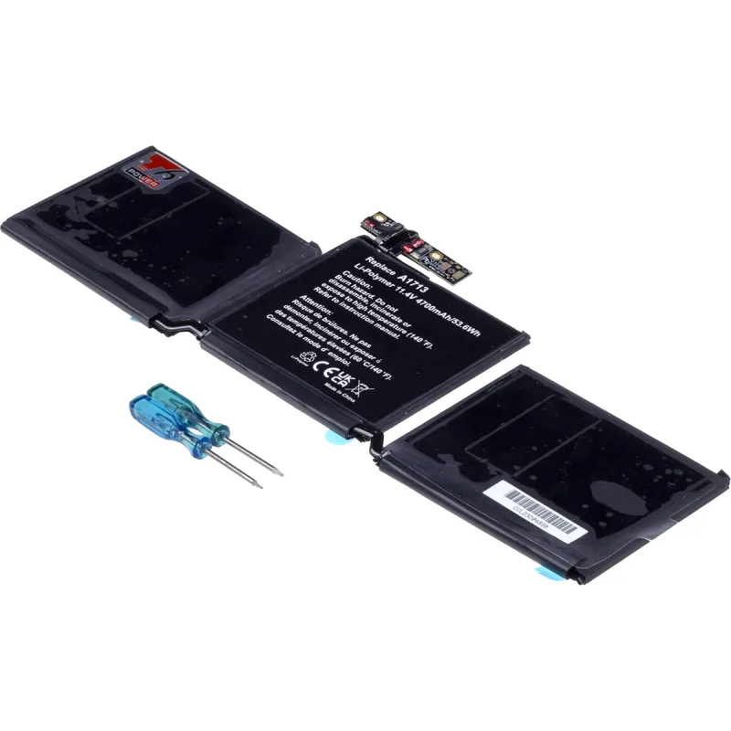 Baterie T6 Power pro Apple MacBook Pro 13" Retina 2016, 2017, 4700mAh, 53,6Wh, 3cell, Li-pol NBAP0036