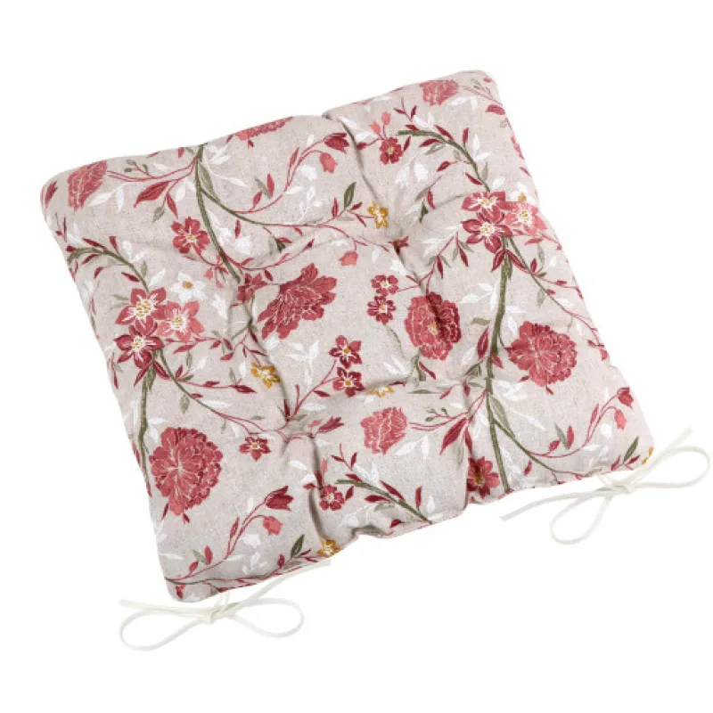 Bellatex Sedák EMA prošívaný, Kafariát růžový - 40x40 cm