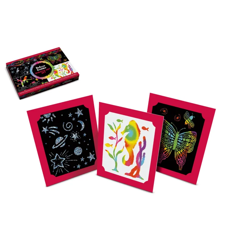 Lowlands Škrabacie obrázky 14x21,5cm v krabici 35x25x4cm