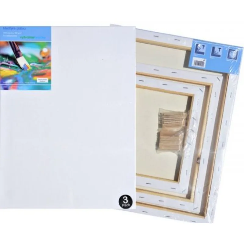 Malířská plátna - sada 3 ks