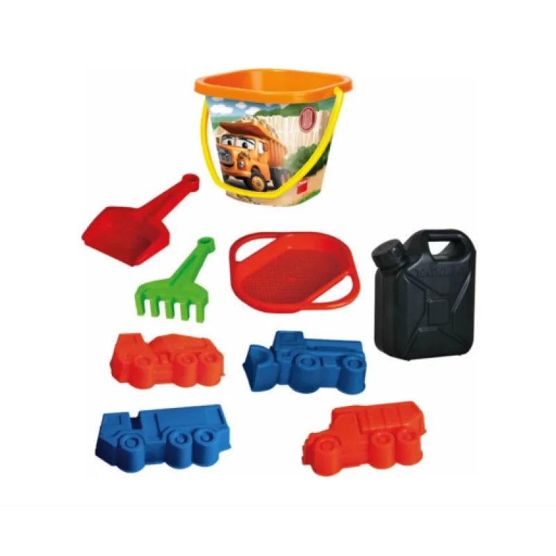 Pískový set Tatra s kanystrem, sada 9ks