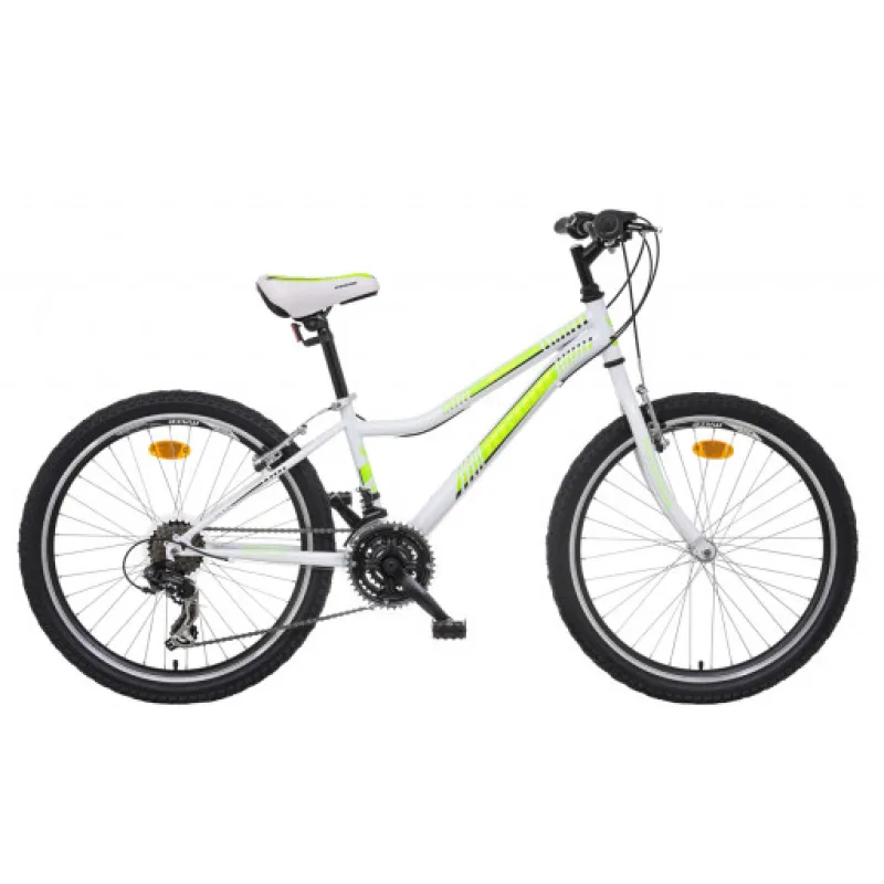 Mayo Hobby 24" Dětské kolo 2025 bílo-zelené