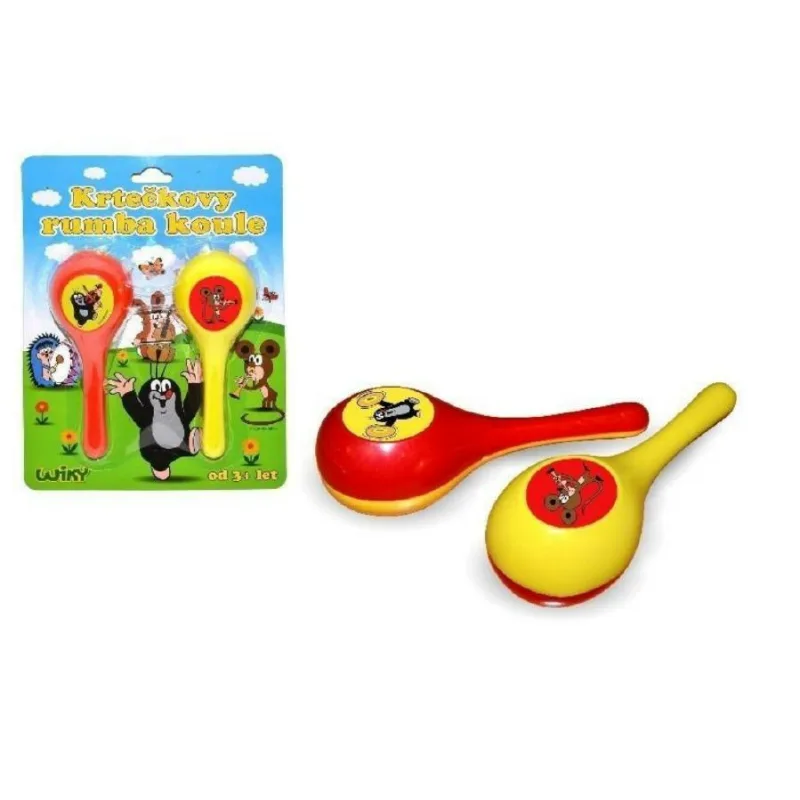 Wiky Krtko Krtkove rumba gule 2ks plast 17cm na karte