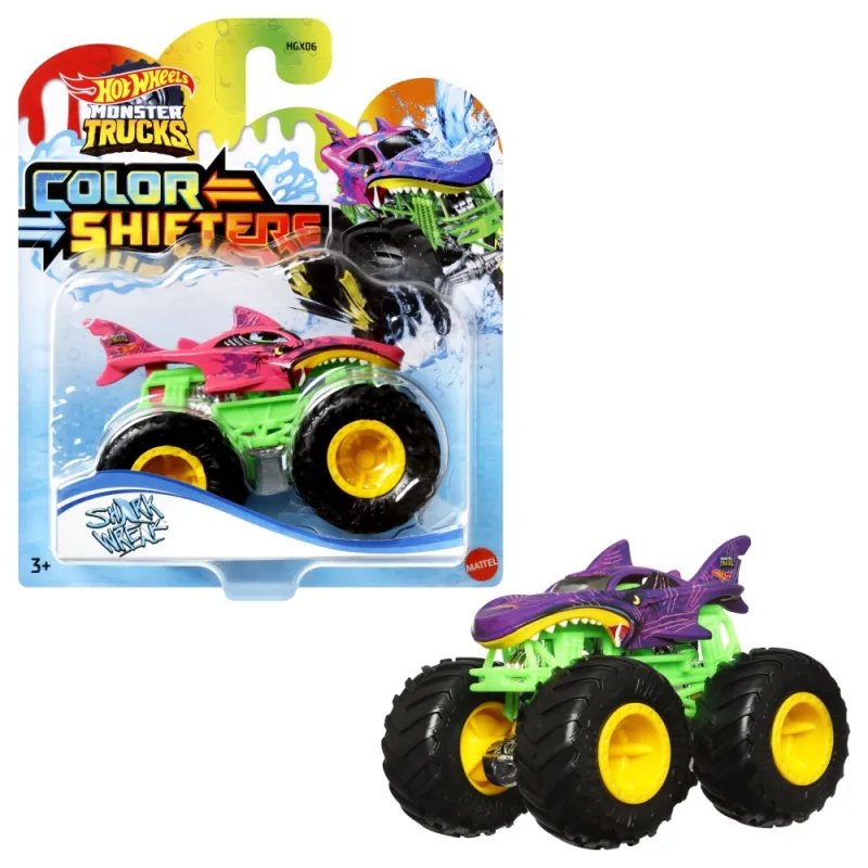 Mattel Hot Wheels MONSTER TRUCKS COLOR SHIFTERS ASST