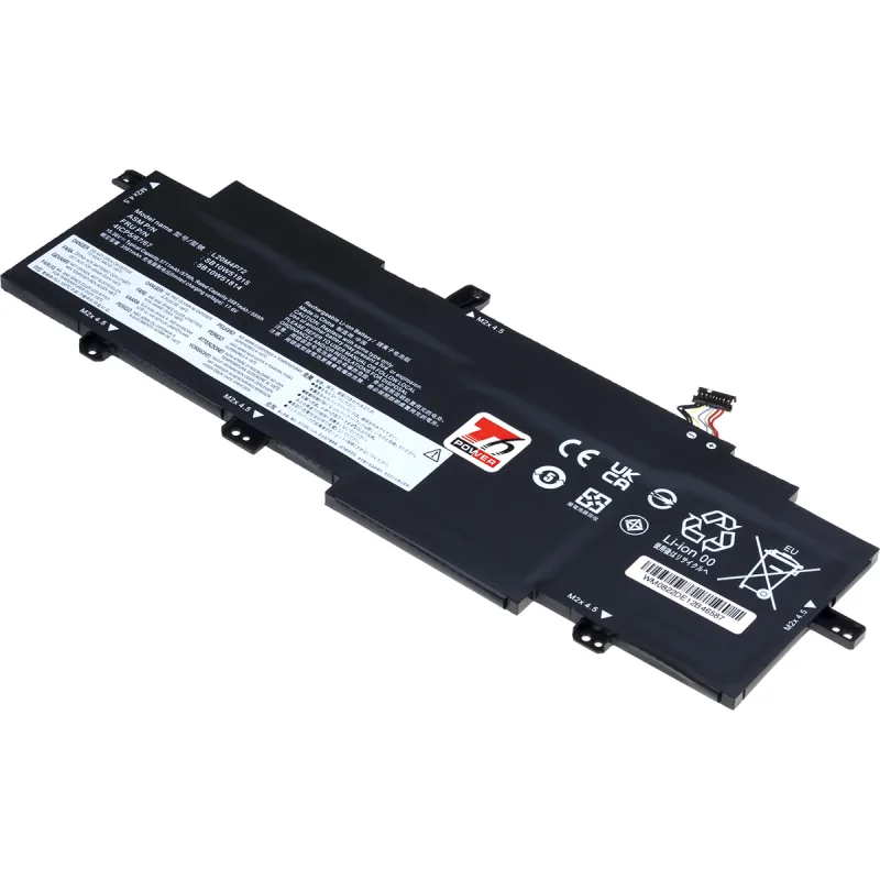 Baterie T6 Power Lenovo ThinkPad T14s Gen 2, 3711mAh, 57Wh, 4cell, Li-pol NBIB0211