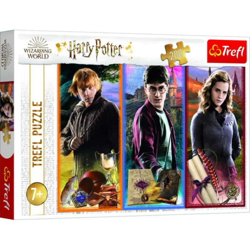 Trefl puzzle 200 dílků - Harry Potter Ve světě magie a čarodějnictví
