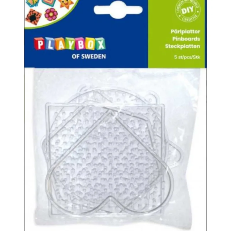 Playbox Destičky pro zažehlovací korálky 5ks