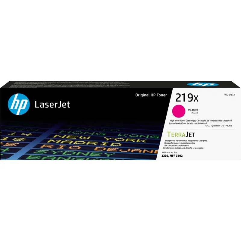 HP 219X, Purpurová orig. toner. kazeta, W2193X W2193X